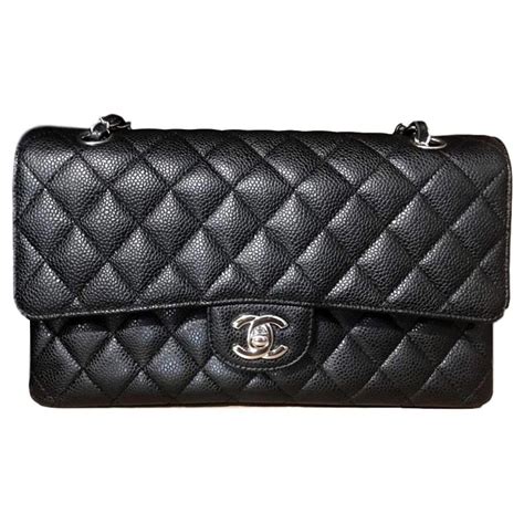 chanel classic flap medium caviar leather|The Always Timeless Chanel Classic Flap Bag.